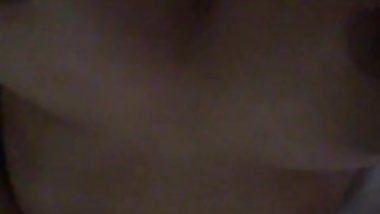 Big tit Asian playing