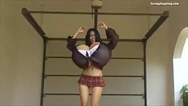 Big Feak Asian Boob`s !