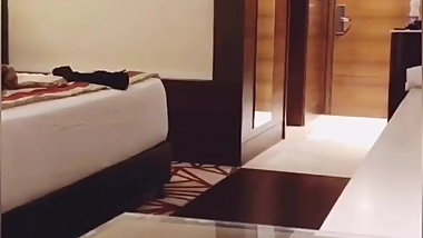 Indian couple doing hotel dare