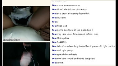 Super hot Asian teen riding her pillow on sexchat