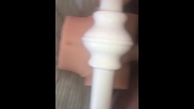Korean man fucks silicon pussy