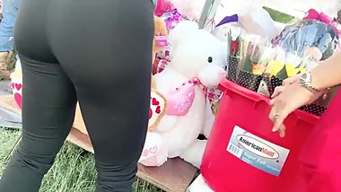 Voyeur Perfect round ass asian milf candid