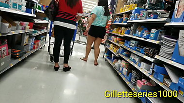 Candid chunky asian