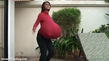 Big Feak Asian Boob`s !