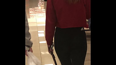 Slinky Bi-Racial Asian Booty Leggings